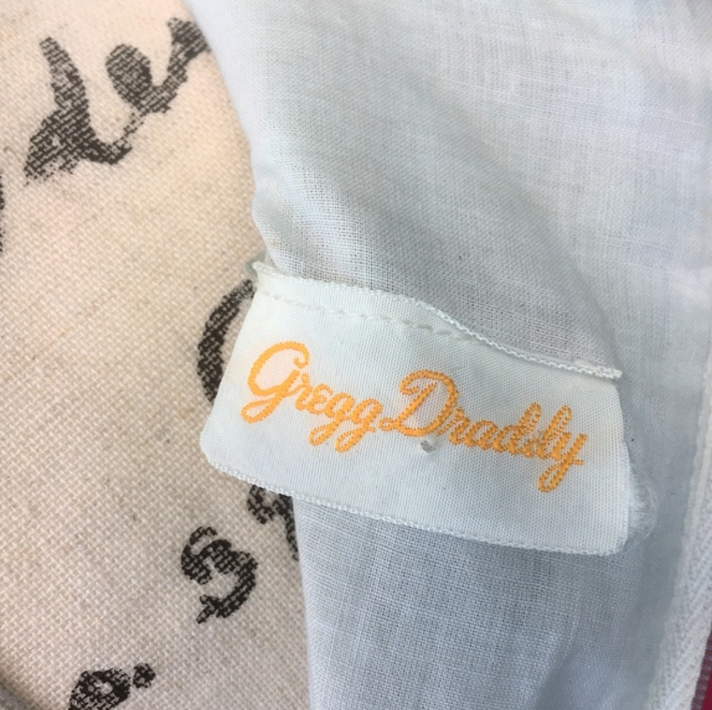 Vintage Gregg Draddy Multicolor Maxi Dress sz M - Picture 4 of 4